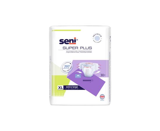 Подгузники для взрослых Seni Super Plus Extra Large 130-170см 30 шт (5900516803629)