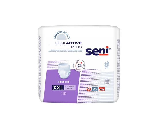 Подгузники для взрослых Seni Active Plus XX Large труси 140-190 см 10 шn (5900516801588)