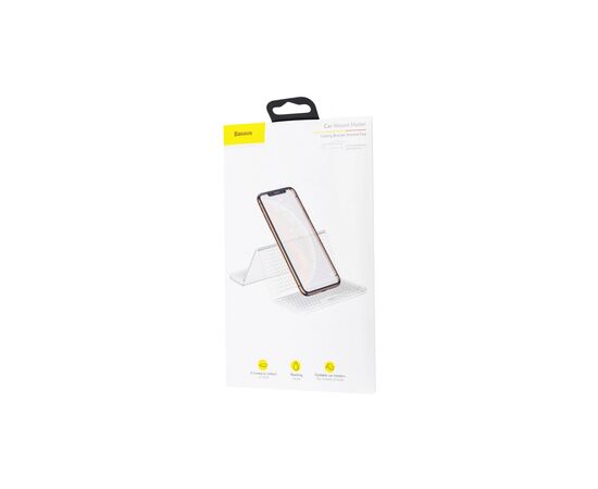 Универсальный автодержатель Baseus Folding Bracket Antiskid Pad Transparent Gel Mat (SUWNT-02), изображение 3 Универсальный автодержатель Baseus Folding Bracket Antiskid Pad Transparent Gel Mat (SUWNT-02), изображение 3