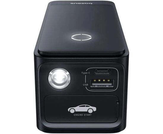 Пуско зарядное устройство Baseus 6000mAh Super Energy Alpha Series Jump Starter 600A Cosmic Black (C00259200121-00), изображение 3 Пуско зарядное устройство Baseus 6000mAh Super Energy Alpha Series Jump Starter 600A Cosmic Black (C00259200121-00), изображение 3