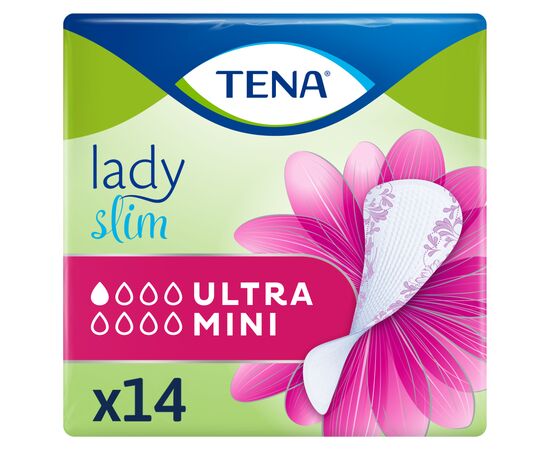 Урологические прокладки Tena Lady Slim Ultra Mini 14 шт. (7322540013658/7322541115832)