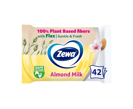 Туалетний папір Zewa Almond Milk 42 шт (7322540796179)
