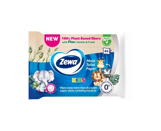 Туалетная бумага Zewa Kids 42 шт (7322540796551), изображение 2 Туалетная бумага Zewa Kids 42 шт (7322540796551), изображение 2