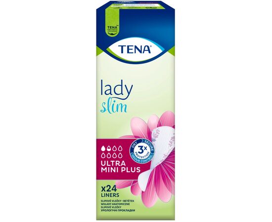 Урологические прокладки Tena Lady Slim Ultra Mini Plus 24 шт. (7322541116433), изображение 2