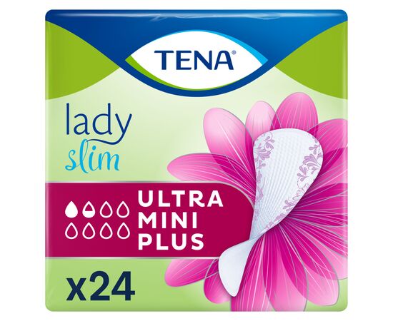 Урологические прокладки Tena Lady Slim Ultra Mini Plus 24 шт. (7322541116433)