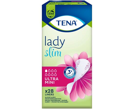 Урологические прокладки Tena Lady Slim Ultra Mini 48 шт. (7322541360577), изображение 2 Урологические прокладки Tena Lady Slim Ultra Mini 48 шт. (7322541360577), изображение 2