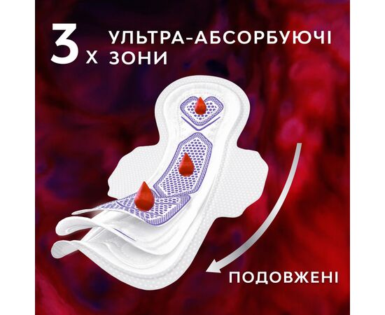 Гигиенические прокладки Libresse Ultra Goodnight Large 8 шт. (7322540960235), изображение 5 Гигиенические прокладки Libresse Ultra Goodnight Large 8 шт. (7322540960235), изображение 5