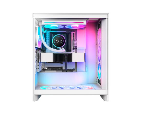 Система жидкостного охлаждения NZXT Kraken Elite RGB 280mm AIO (RL-KR28E-W2), изображение 6 Система жидкостного охлаждения NZXT Kraken Elite RGB 280mm AIO (RL-KR28E-W2), изображение 6