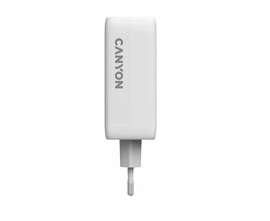 Зарядное устройство Canyon CU100ACC GaN 100W 3xPD 1xQC EU White (CNS-CUW100ACC), изображение 2 Зарядное устройство Canyon CU100ACC GaN 100W 3xPD 1xQC EU White (CNS-CUW100ACC), изображение 2