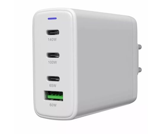 Зарядное устройство Canyon CU140ACC GaN 150W 3xPD 1xQC EU White (CNS-CUW140ACC), изображение 5 Зарядное устройство Canyon CU140ACC GaN 150W 3xPD 1xQC EU White (CNS-CUW140ACC), изображение 5