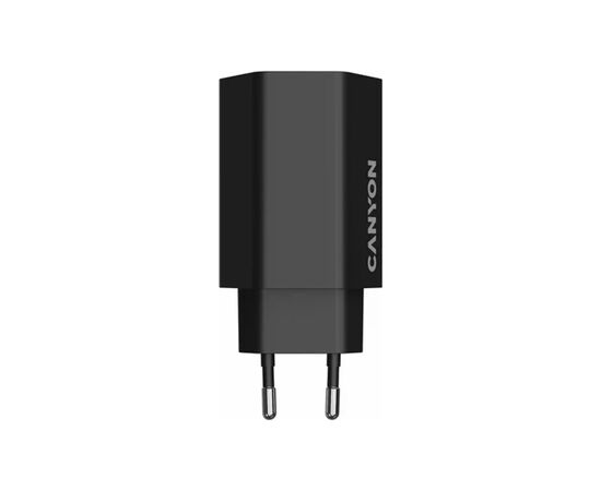 Зарядное устройство Canyon HEXAGON 65 GaN 65W 2xPD 1xQC EU Black (CND-CHAHEX65B), изображение 2 Зарядное устройство Canyon HEXAGON 65 GaN 65W 2xPD 1xQC EU Black (CND-CHAHEX65B), изображение 2