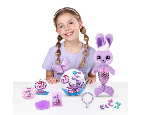 Интерактивная игрушка Pets & Robo Alive серии Furmaids - Кролик Старлет (9555B), изображение 9 Интерактивная игрушка Pets & Robo Alive серии Furmaids - Кролик Старлет (9555B), изображение 9