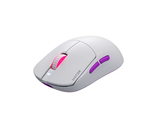 Мишка Hator Quasar 3 Ultra 8K Wireless White (HTM771), зображення 2 Мишка Hator Quasar 3 Ultra 8K Wireless White (HTM771), зображення 2