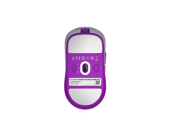 Мишка Hator Quasar 3 Ultra 8K Wireless White (HTM771), зображення 7 Мишка Hator Quasar 3 Ultra 8K Wireless White (HTM771), зображення 7