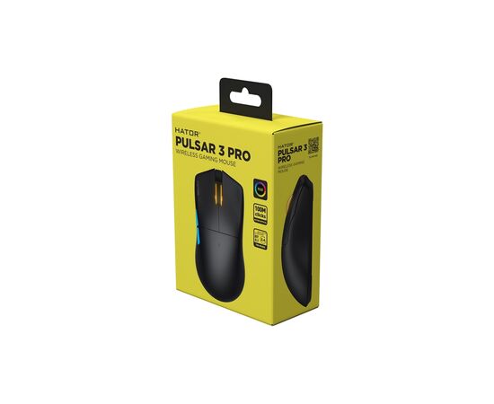 Мишка Hator Pulsar 3 Pro Wireless Black (HTM640), зображення 7 Мишка Hator Pulsar 3 Pro Wireless Black (HTM640), зображення 7