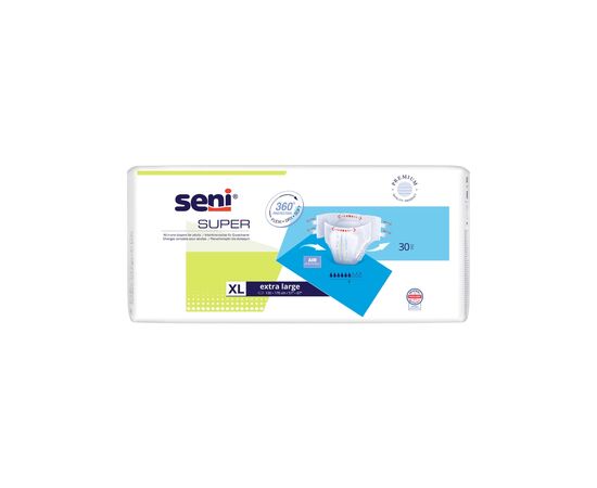 Підгузки для дорослих Seni Super Extra Large 120-170 см 30 шт (5900516803780)
