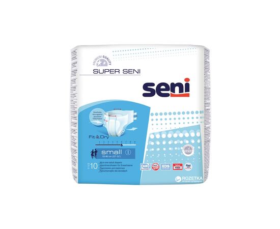 Подгузники для взрослых Seni Super Small 55-80 см 10 шт (5900516803711)