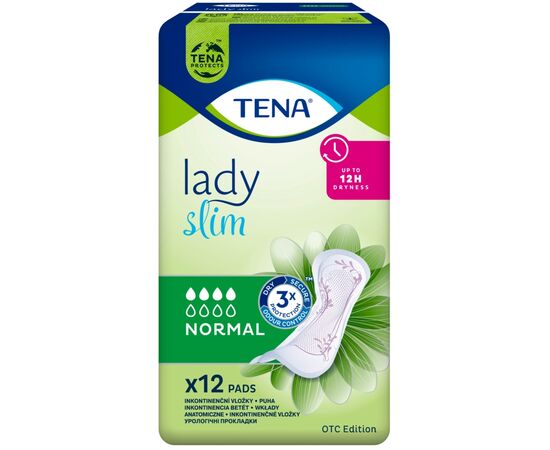 Урологические прокладки Tena Lady Slim Normal 12 шт. (7322540852127), изображение 2