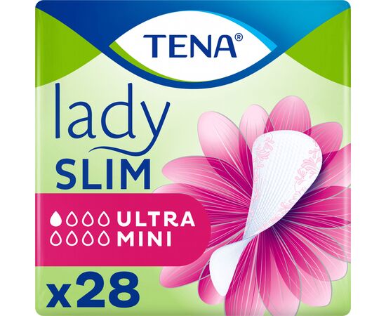 Урологічні прокладки Tena Lady Slim Ultra Mini 28 шт. (7310791247649/7322541116082)