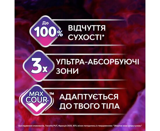 Гигиенические прокладки Libresse Ultra Night extra wing 8 шт (7322540918281), изображение 4 Гигиенические прокладки Libresse Ultra Night extra wing 8 шт (7322540918281), изображение 4