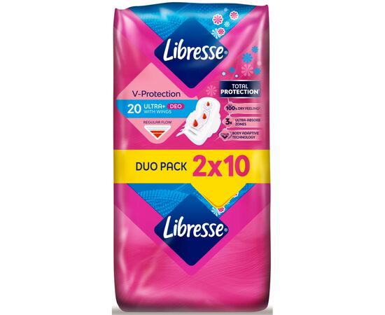 Гигиенические прокладки Libresse Ultra Super Soft 16 шт (7322540388442), изображение 3 Гигиенические прокладки Libresse Ultra Super Soft 16 шт (7322540388442), изображение 3