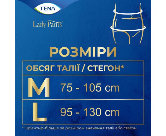 Подгузники для взрослых Tena Lady Pants Plus для женщин Medium 9 шт Black (7322541130637), изображение 12 Подгузники для взрослых Tena Lady Pants Plus для женщин Medium 9 шт Black (7322541130637), изображение 12