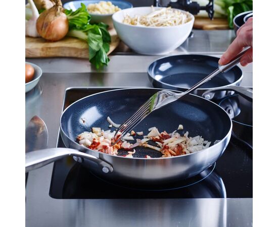 Сковорода GreenPan Geneva Вок 28 см, 3,6 л з керамічним покриттям (CC004781-001), зображення 5