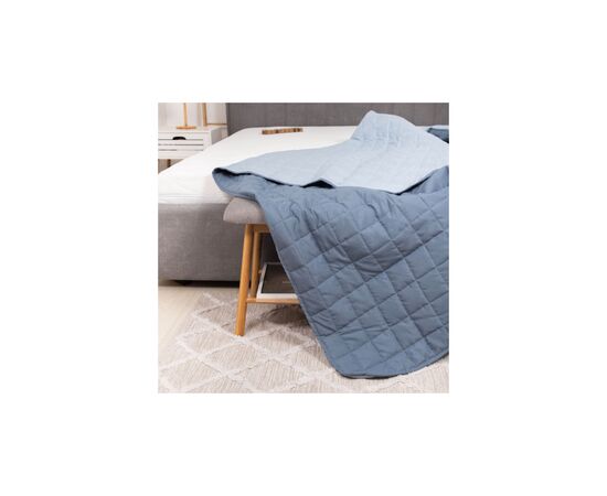 Покрывало Viluta стеганое двустороннее Дуэт Морской бриз 140х210 (дует Морський бриз 210*140), изображение 5 Покрывало Viluta стеганое двустороннее Дуэт Морской бриз 140х210 (дует Морський бриз 210*140), изображение 5