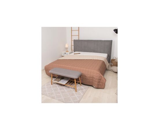 Покрывало Viluta стеганое двустороннее Дуэт Капучино 210х240 (duet_kapucino_210x240), изображение 5 Покрывало Viluta стеганое двустороннее Дуэт Капучино 210х240 (duet_kapucino_210x240), изображение 5