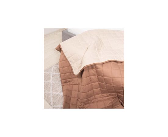 Покрывало Viluta стеганое двустороннее Дуэт Капучино 210х240 (duet_kapucino_210x240), изображение 6 Покрывало Viluta стеганое двустороннее Дуэт Капучино 210х240 (duet_kapucino_210x240), изображение 6