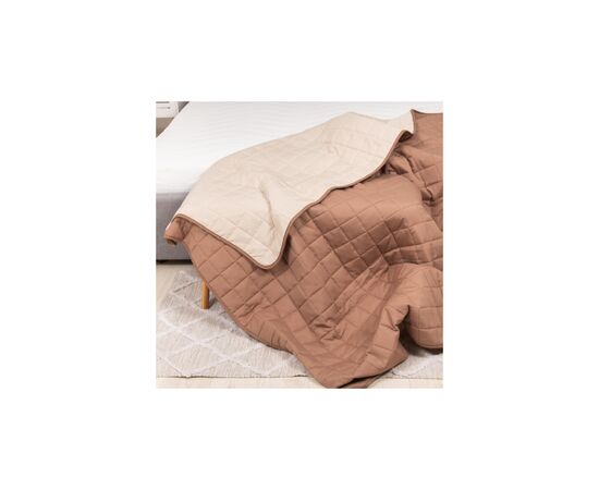 Покрывало Viluta стеганое двустороннее Дуэт Капучино 210х240 (duet_kapucino_210x240), изображение 7 Покрывало Viluta стеганое двустороннее Дуэт Капучино 210х240 (duet_kapucino_210x240), изображение 7