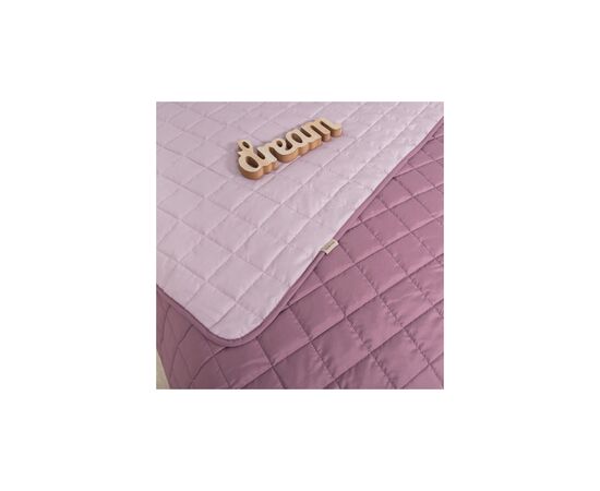 Покрывало Viluta стеганное двустороннее Дуэт Пудра роза 210х240 (duet_pudtroyanda_210x240), изображение 5