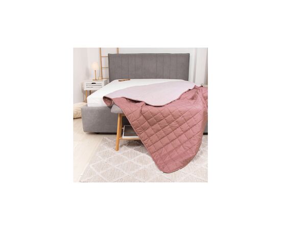 Покрывало Viluta стеганное двустороннее Дуэт Розовый кварц 210х220 (duet_rkvarc_210x220), изображение 2 Покрывало Viluta стеганное двустороннее Дуэт Розовый кварц 210х220 (duet_rkvarc_210x220), изображение 2
