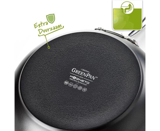 Сотейник GreenPan Barcelona Pro з кришкою 28 см, 4,6 л (CC005328-001), изображение 3 Сотейник GreenPan Barcelona Pro з кришкою 28 см, 4,6 л (CC005328-001), изображение 3