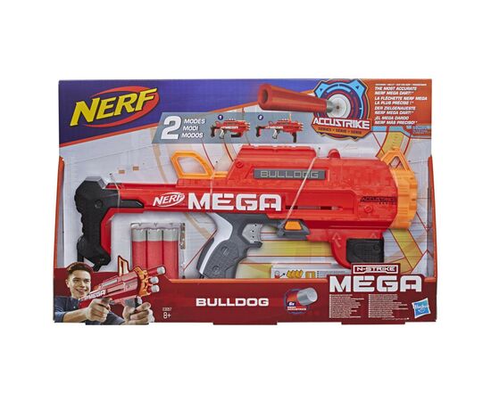 Игрушечное оружие Hasbro Nerf Мега Бульдог (E3057), изображение 2 Игрушечное оружие Hasbro Nerf Мега Бульдог (E3057), изображение 2