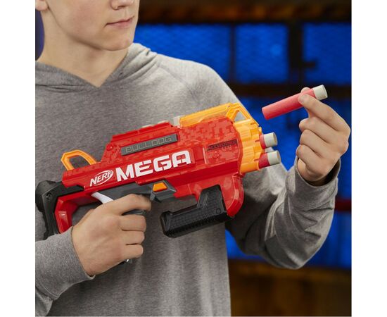 Игрушечное оружие Hasbro Nerf Мега Бульдог (E3057), изображение 3 Игрушечное оружие Hasbro Nerf Мега Бульдог (E3057), изображение 3