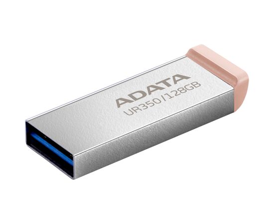 USB флеш накопитель ADATA 128GB UR350 Silver/Beige USB 3.2 (UR350-128G-RSR/BG), изображение 2 USB флеш накопитель ADATA 128GB UR350 Silver/Beige USB 3.2 (UR350-128G-RSR/BG), изображение 2