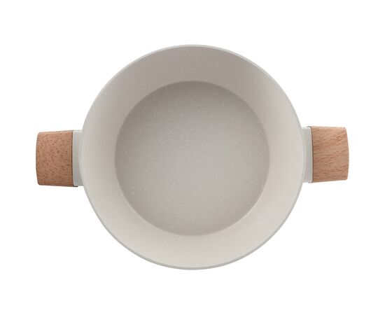 Сотейник Bergner Naturally з кришкою 28 см (BG-34747-CR), изображение 2 Сотейник Bergner Naturally з кришкою 28 см (BG-34747-CR), изображение 2
