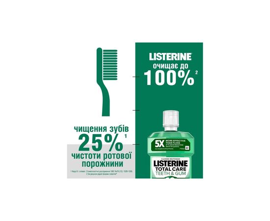 Ополаскиватель для полости рта Listerine Total Care Защита зубов и десен 500 мл (3574661070377/5010123714383), изображение 3 Ополаскиватель для полости рта Listerine Total Care Защита зубов и десен 500 мл (3574661070377/5010123714383), изображение 3