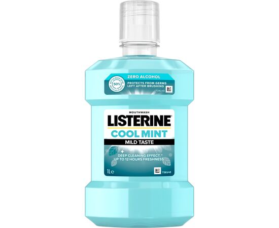 Ополаскиватель для полости рта Listerine Свежая мята Мягкий вкус 1000 мл (3574661011394/3574661619927)