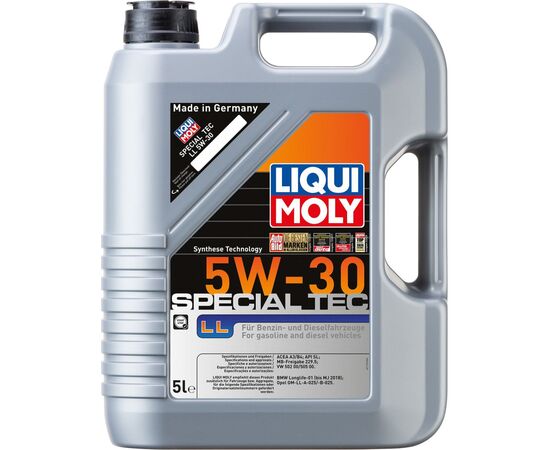 Моторна олива Liqui Moly Special Tec LL 5W-30 5л (LQ 8055)