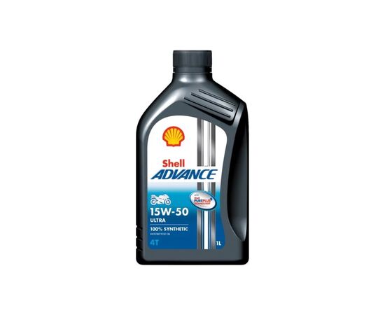 Моторное масло Shell Advance 4T Ultra 15W50 1л (5434)