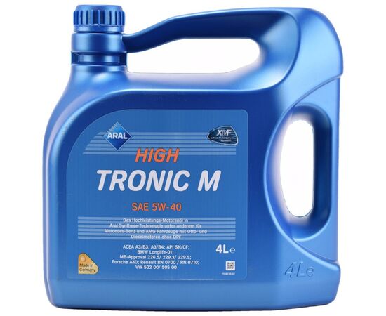 Моторное масло Aral HighTronic M 5W-40, 4л (74310)
