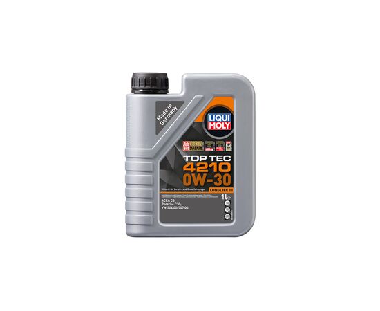 Моторна олива Liqui Moly HC-cинтетическое моторное масло - Top Tec 4210 SAE 0W-30 1л. (21604)