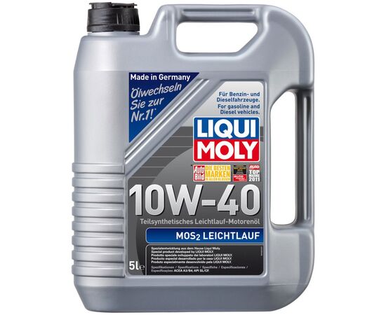 Моторное масло Liqui Moly MoS2 Leichtlauf SAE 10W-40 5л. (2184)