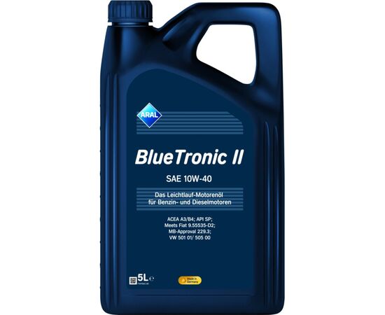 Моторное масло Aral BlueTronic II 10W-40, 5л (74523)