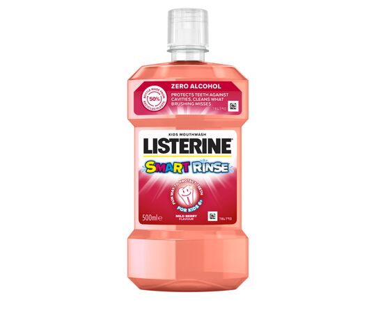 Ополаскиватель для полости рта Listerine Smart Rinse Ягодная свежесть 500 мл (3574661787190)