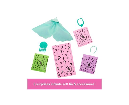 Кукла Barbie Цветное перевоплощение, серия Тайны моря (сюрприз) (HRK12), изображение 4 Кукла Barbie Цветное перевоплощение, серия Тайны моря (сюрприз) (HRK12), изображение 4