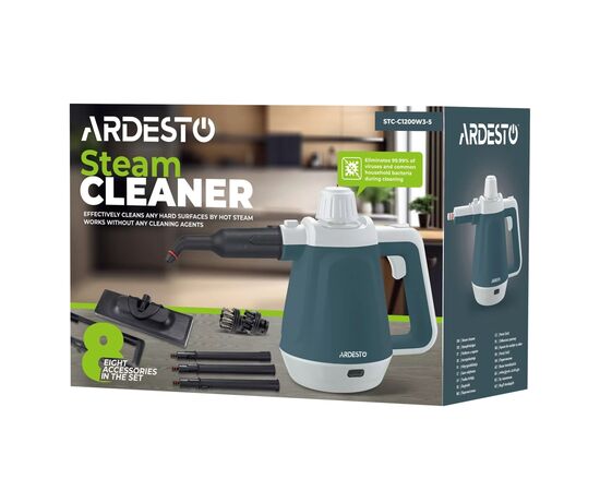 Пароочиститель Ardesto STC-C1200W3-5, изображение 12 Пароочиститель Ardesto STC-C1200W3-5, изображение 12