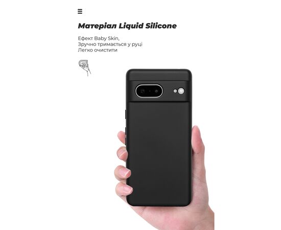 Чохол до мобільного телефона Armorstandart ICON Google Pixel 7 Camera cover Black (ARM84121), зображення 7